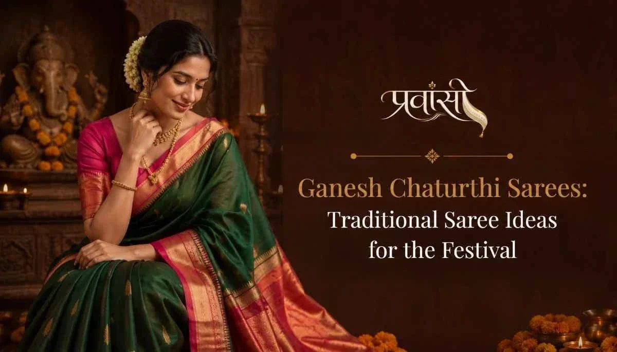 Choose a Maheshwari saree for Ganesh Chaturthi with checks, butti, zari or Palledar designs. Compare colours, borders and pallus for your festive look.